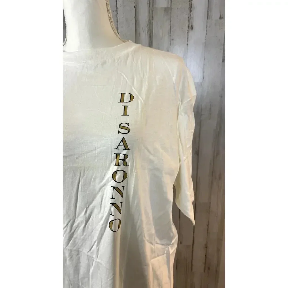 Pro‎ Ace Disarono Men's Large White Graphic Print Short Sleeve T-Shirt